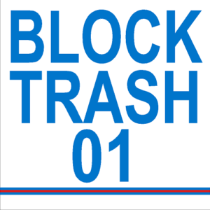 Block Trash 01 Label