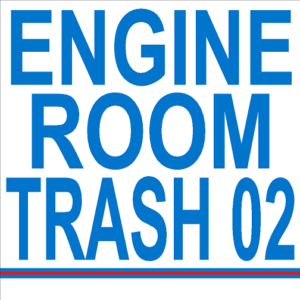 Engine Room Trash 02 Label