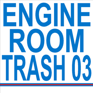 Engine Room Trash 03 Label