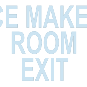 Ice Maker Room Exit