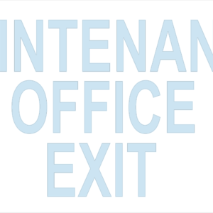 Maintenance Office Exit