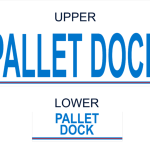 Interior Pallet Dock Signs
