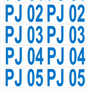 Pallet Jack Labeling Kit 01-06