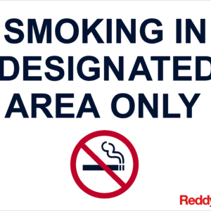 Smoking In Designated Area Only